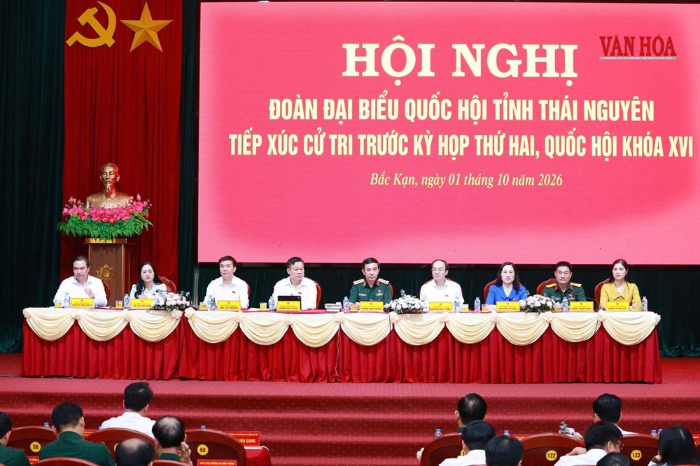 Đại tướng Phan Văn Giang tiếp xúc cử tri tại Thái Nguyên - ảnh 2