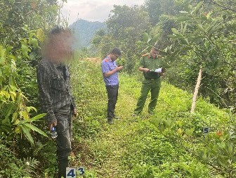 Khởi tố người đàn ông lẩn trốn vào rừng sử dụng ma túy - ảnh 1