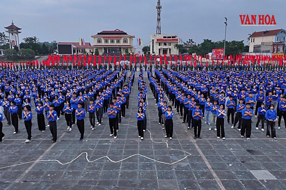 Thái Nguyên kết triệu trái tim qua màn đồng diễn “Tôi yêu Tổ quốc tôi” - ảnh 3