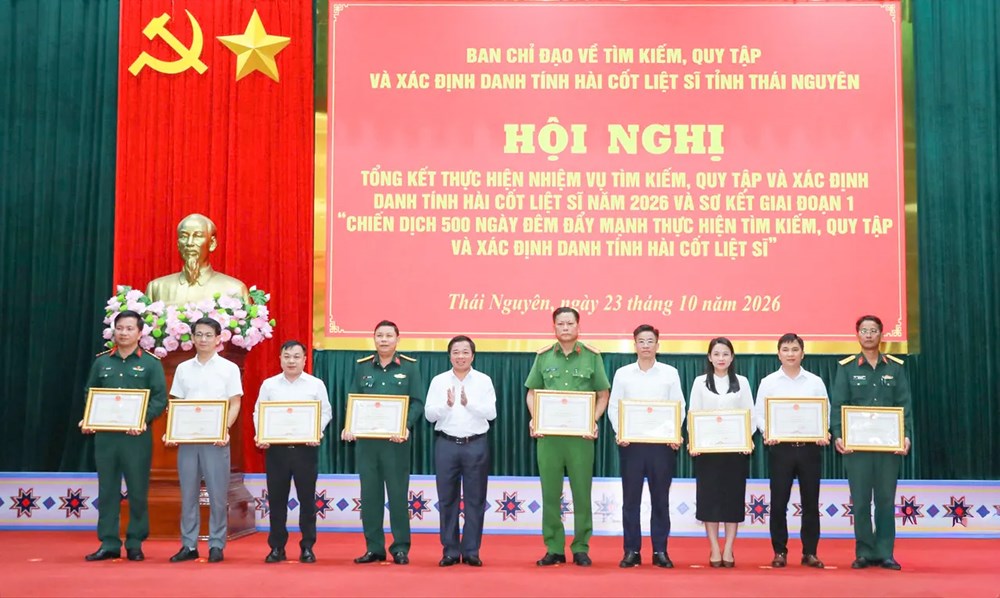 Thái Nguyên khen thưởng 35 tập thể, cá nhân trong chiến dịch tìm kiếm hài cốt liệt sĩ - ảnh 2