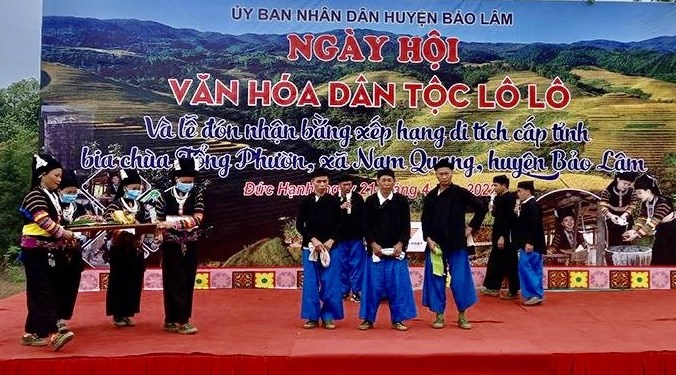 Khám phá, trải nghiệm sắc màu văn hóa Lô Lô ở Bảo Lâm - ảnh 1