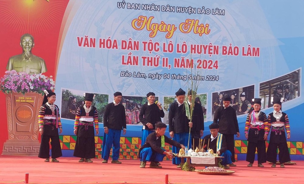 Đặc sắc không gian văn hóa Lô Lô ở Cao Bằng - ảnh 2