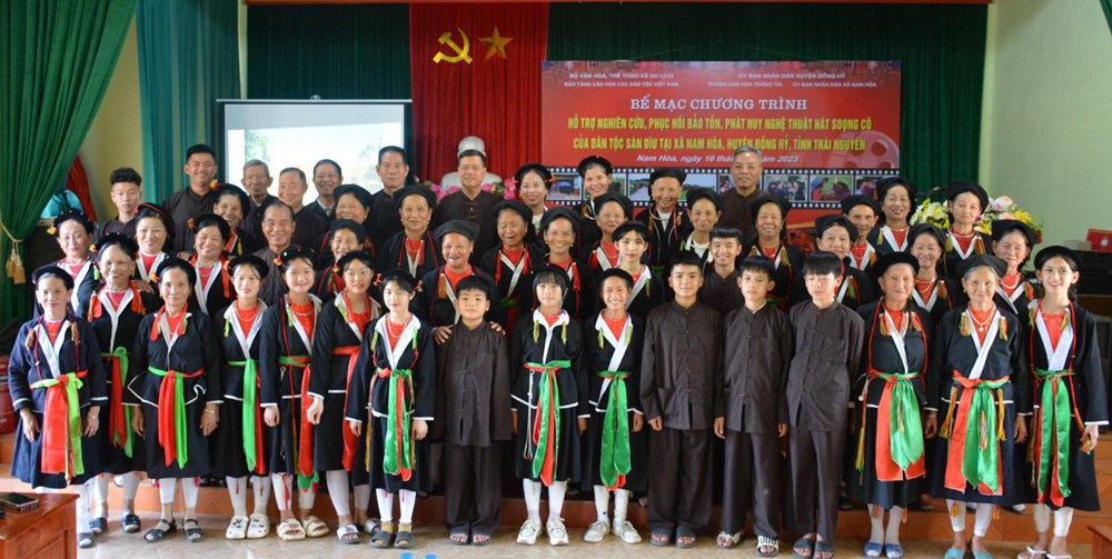 Độc đáo nghệ thuật hát Soọng cô của người Sán Dìu ở Đồng Hỷ - ảnh 4