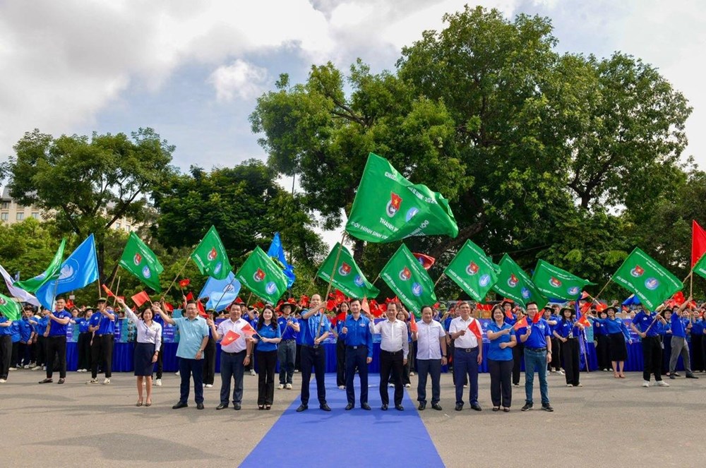 Hà Nội: Xuất quân chiến dịch sinh viên tình nguyện “Mùa hè xanh” 2024 - ảnh 3