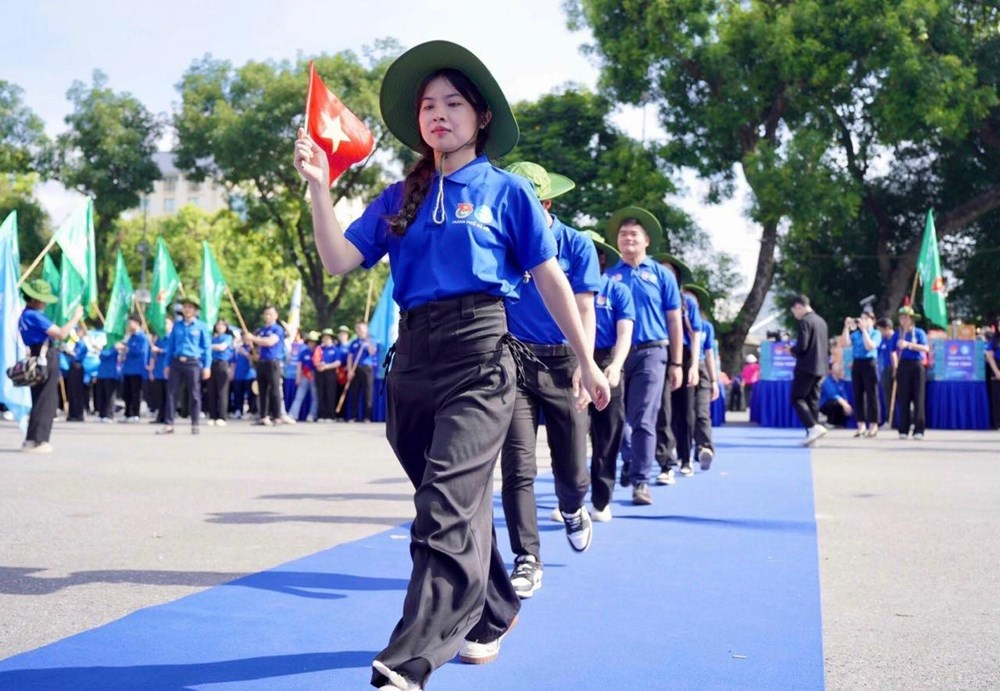 Hà Nội: Xuất quân chiến dịch sinh viên tình nguyện “Mùa hè xanh” 2024 - ảnh 9