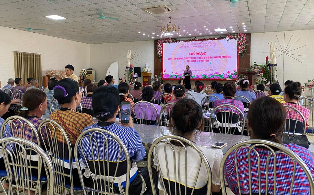 Khơi dậy nét đẹp dân ca truyền thống Mường ở Phù Yên - ảnh 5