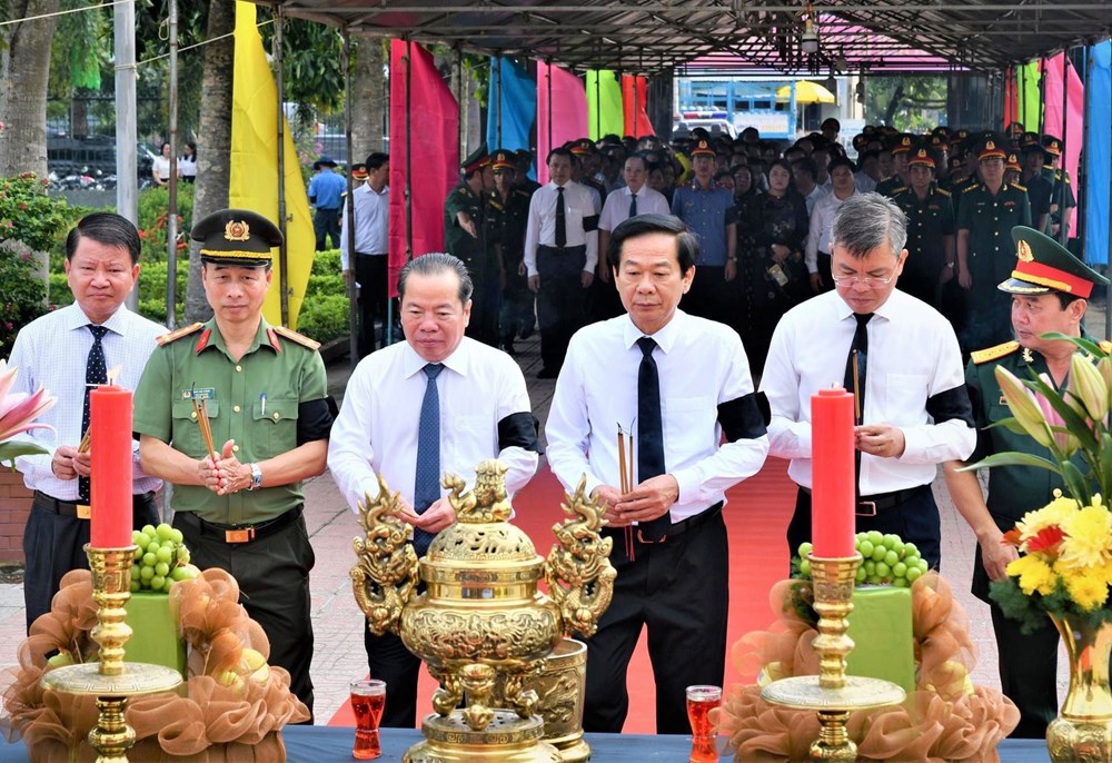 Kiên Giang tổ chức truy điệu, an táng hài cốt liệt sĩ đợt 27 - ảnh 1