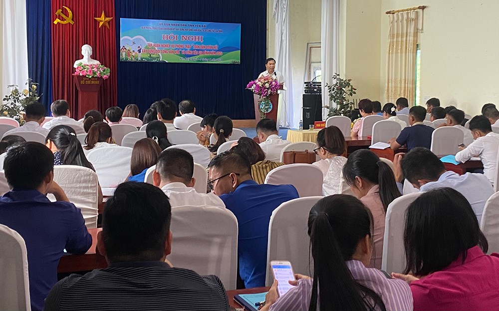Tập huấn công tác phong trào “Toàn dân đoàn kết xây dựng đời sống văn hoá” - ảnh 1