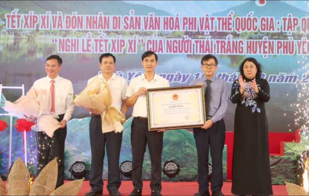 Sơn La: Đón chứng nhận Nghi lễ “Tết Xíp xí” của người Thái trắng là di sản văn hóa phi vật thể quốc gia - ảnh 1