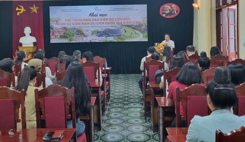 30 thí sinh tham dự Hội thi hướng dẫn viên du lịch giỏi tại Điện Biên - ảnh 1