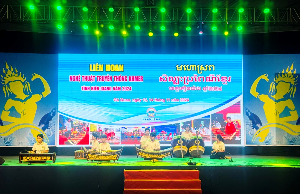 Khai mạc Liên hoan Nghệ thuật truyền thống Khmer tỉnh Kiên Giang - ảnh 2