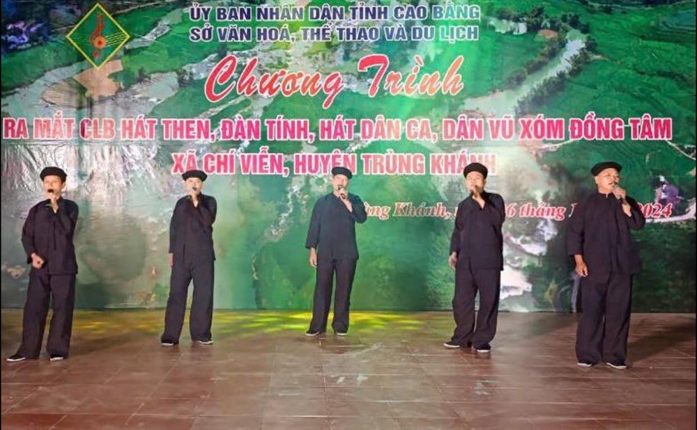 Ra mắt CLB hát Then, đàn Tính, hát dân ca ở Trùng Khánh - ảnh 1