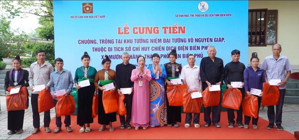 Điện Biên tiếp nhận chuông, trống do Hội Di sản Văn hoá Việt Nam trao tặng - ảnh 2