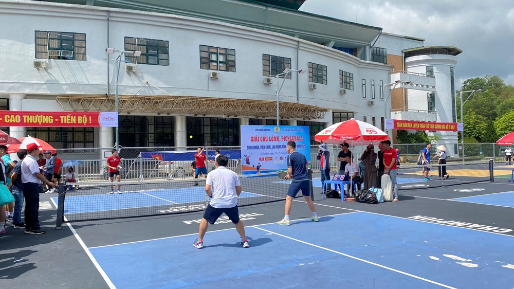 Giải cầu lông, pickleball công nhân, viên chức, lao động Điện Biên 2025 - ảnh 2