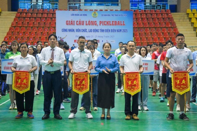 Giải cầu lông, pickleball công nhân, viên chức, lao động Điện Biên 2025 - ảnh 1