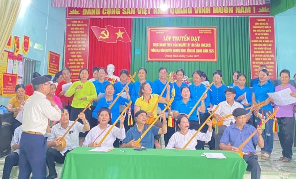 Người Tày ở Quang Bình tích cực bảo tồn, phát huy di sản Then trong đời sống - ảnh 2