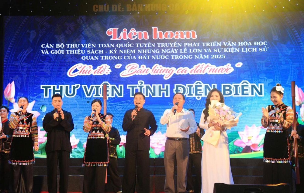 Thư viện Điện Biên đoạt giải xuất sắc tại Liên hoan cán bộ thư viện toàn quốc - ảnh 3