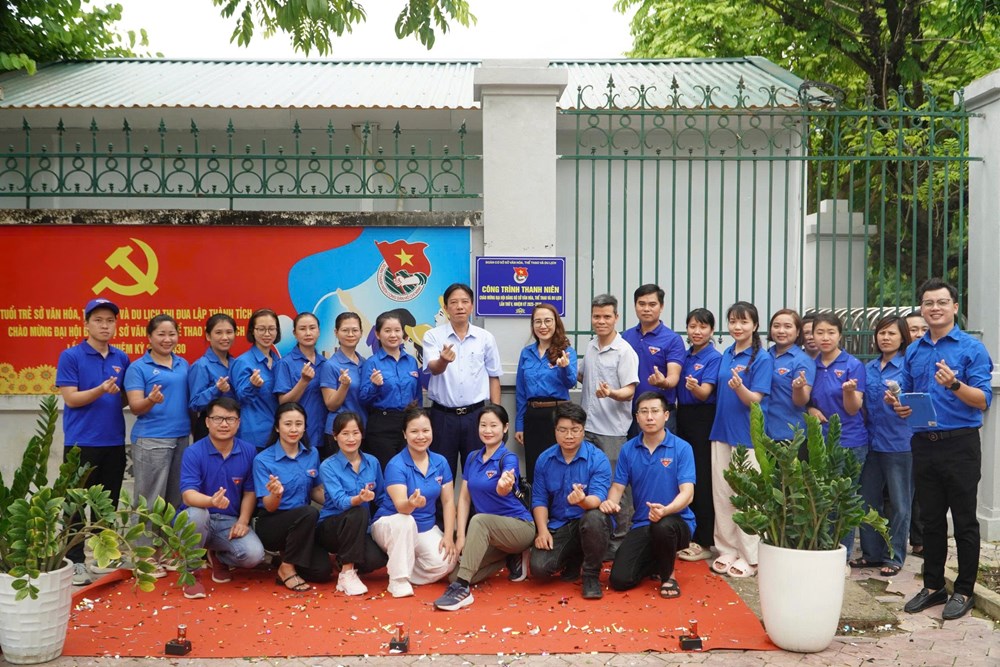 Đoàn cơ sở Sở VHTTDL Điện Biên khánh thành công trình thanh niên - ảnh 4