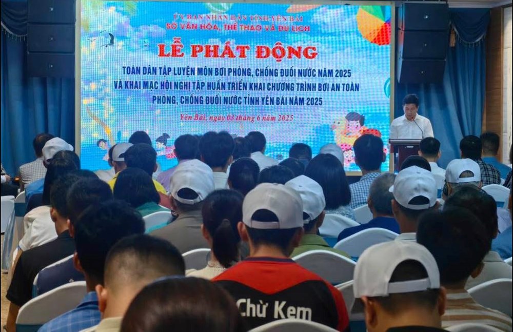 Yên Bái phát động toàn dân luyện tập môn bơi, phòng, chống đuối nước - ảnh 1