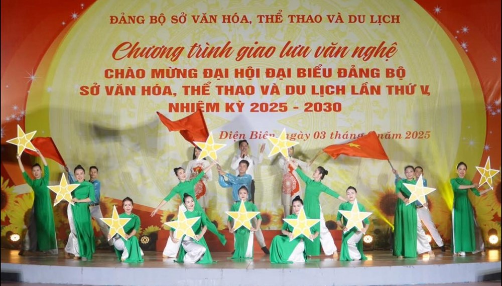 Điện Biên: Sôi nổi giao lưu văn nghệ hướng tới Đại hội Đảng các cấp - ảnh 1