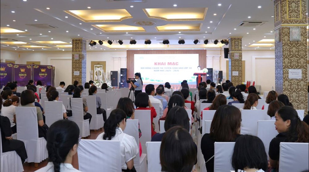 Sơn La: 290 cán bộ, giáo viên tham gia chấm thi tuyển sinh vào lớp 10 - ảnh 1