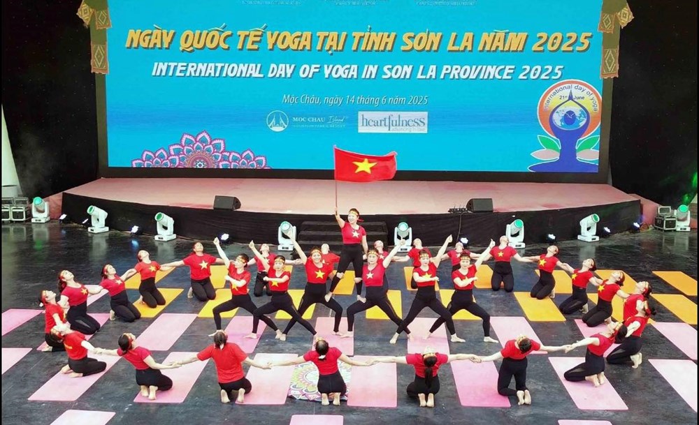 Sơn La hưởng ứng Ngày Quốc tế Yoga năm 2025 - ảnh 1