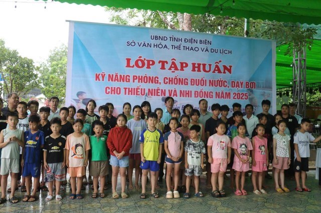Điện Biên: Nâng cao kỹ năng phòng, chống đuối nước cho thiếu niên, nhi đồng - ảnh 1