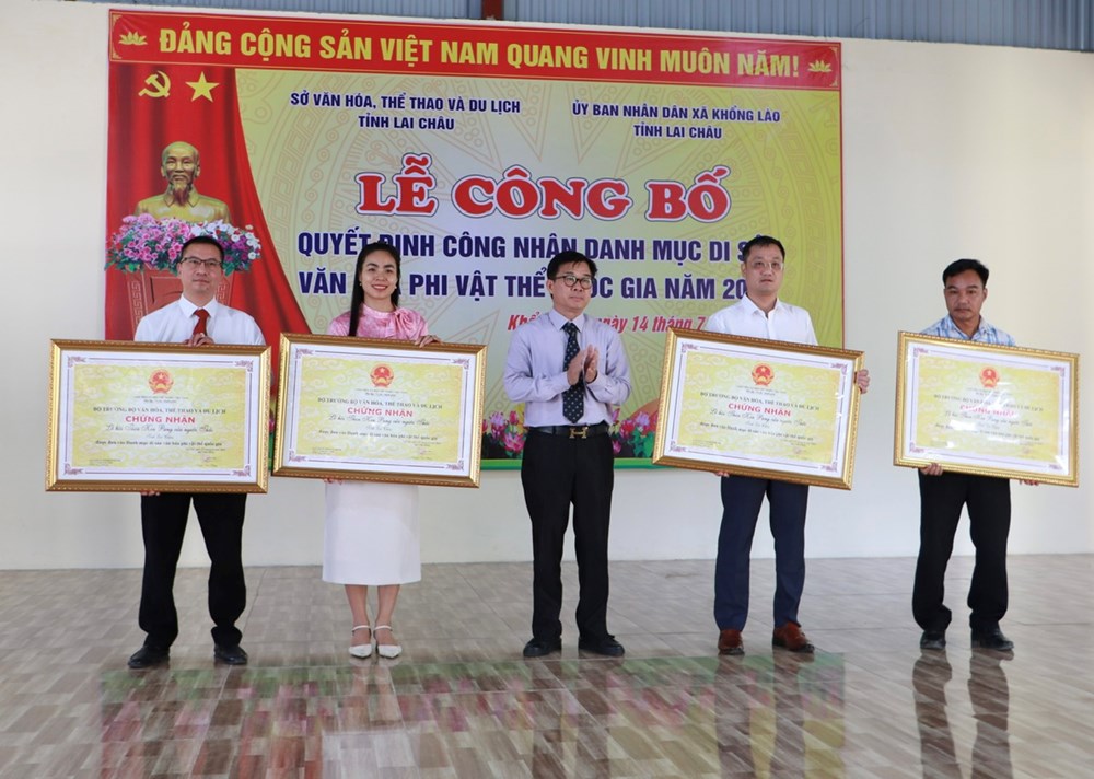 Lai Châu có thêm 4 di sản văn hóa phi vật thể quốc gia - ảnh 1