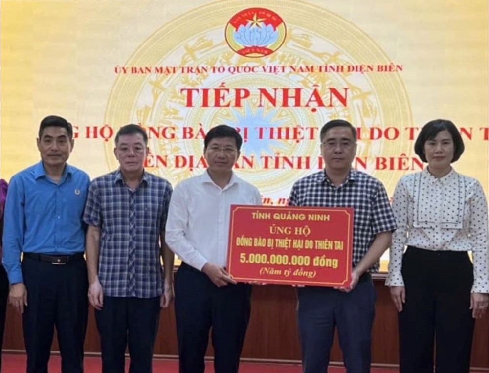Điện Biên tiếp nhận 5,1 tỷ đồng hỗ trợ người dân bị thiệt hại do mưa lũ - ảnh 1