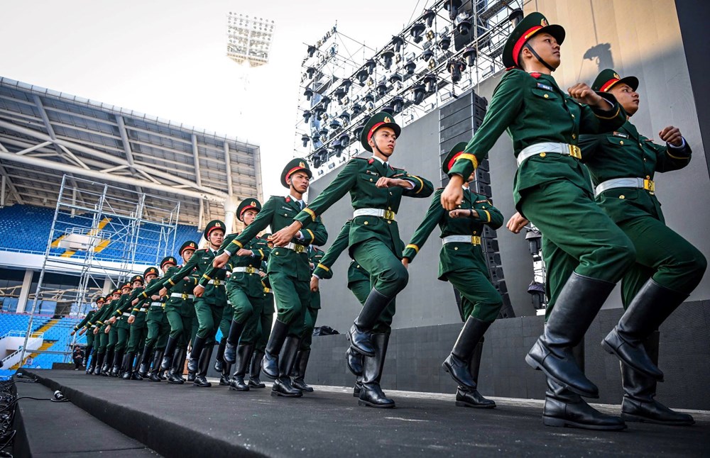 Tái hiện hình ảnh duyệt binh trên Quảng trường Đỏ tại Sân vận động Mỹ Đình - ảnh 6