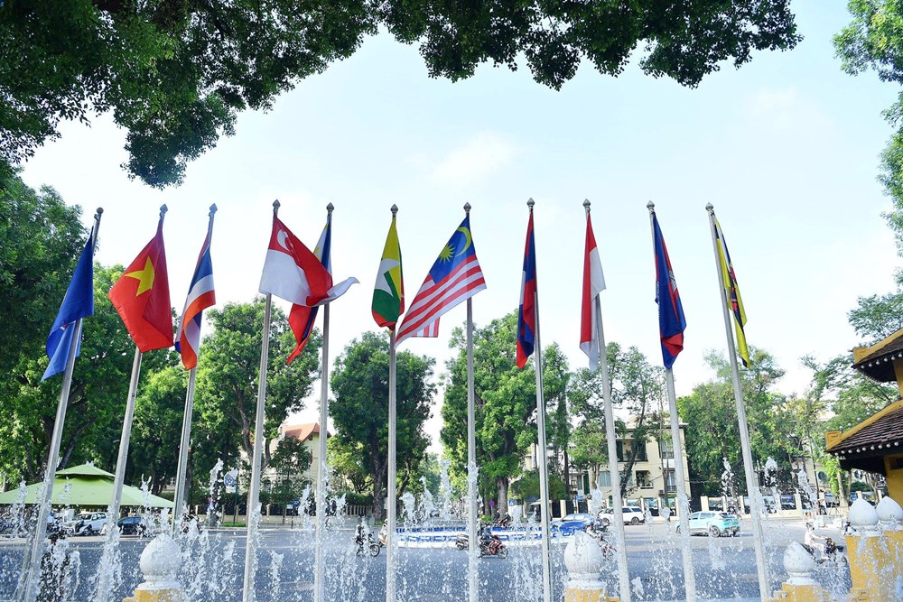 Lễ thượng cờ kỷ niệm 58 năm Ngày thành lập ASEAN - ảnh 4