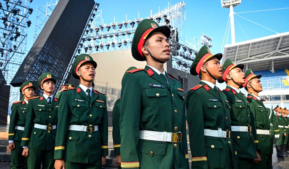 Tái hiện hình ảnh duyệt binh trên Quảng trường Đỏ tại Sân vận động Mỹ Đình - ảnh 11