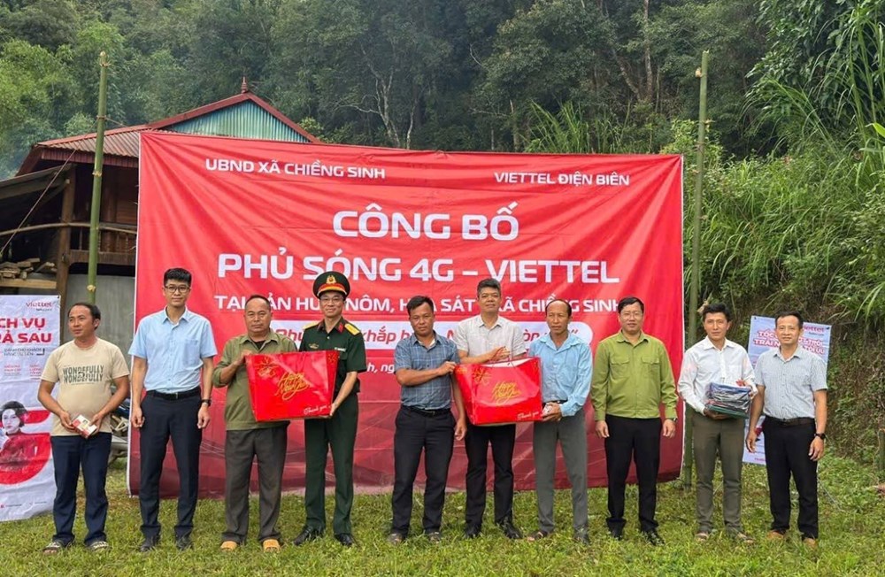 Sóng 4G về với bản đặc biệt khó khăn vùng cao Chiềng Sinh - ảnh 1