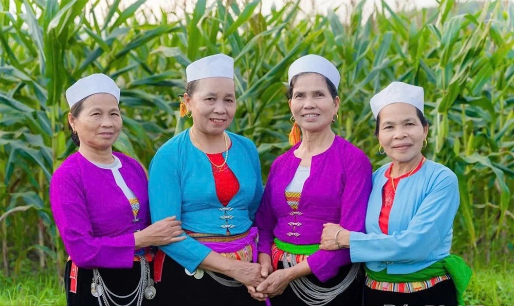 Nghệ thuật tạo hoa văn cạp váy của người Mường là di sản văn hóa phi vật thể quốc gia - ảnh 4