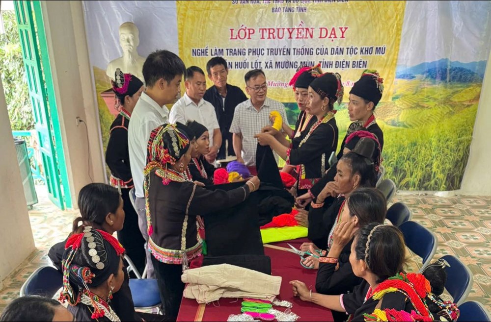 Người Khơ Mú ở Điện Biên giữ nghề truyền thống - ảnh 2