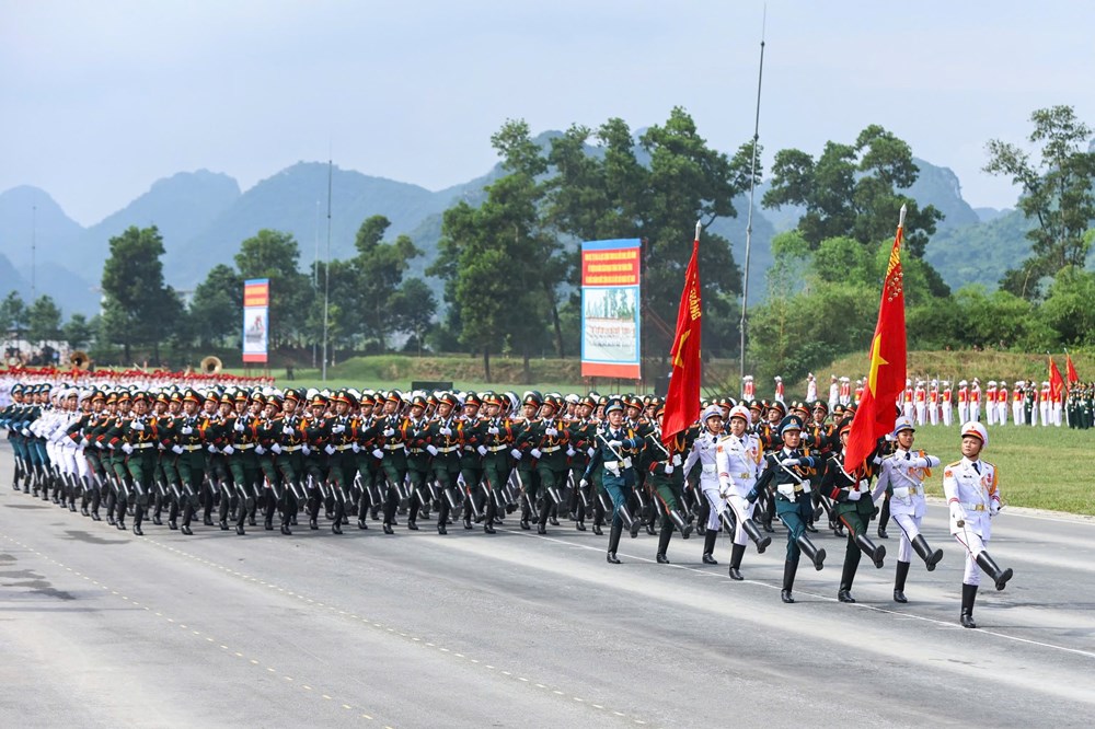 Tổng hợp luyện các lực lượng vũ trang diễu binh, diễu hành A80 lần thứ 3 - ảnh 4