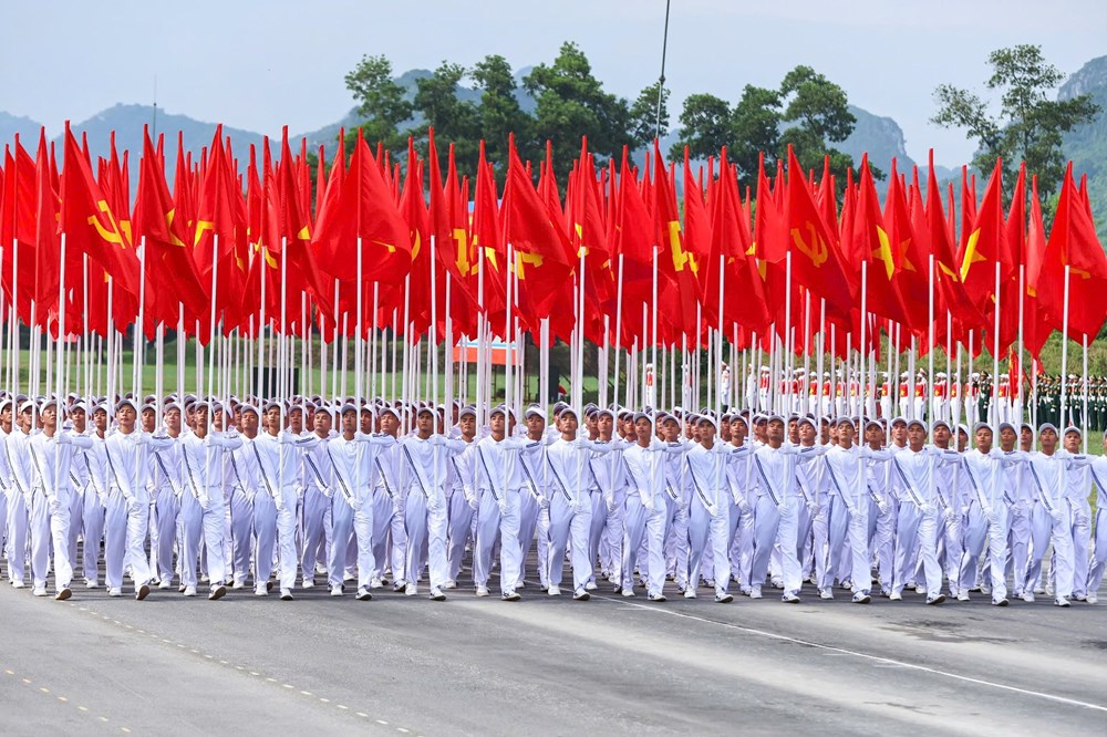 Tổng hợp luyện các lực lượng vũ trang diễu binh, diễu hành A80 lần thứ 3 - ảnh 5