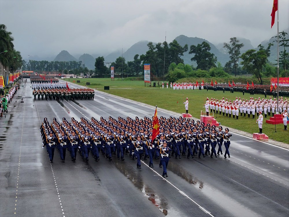 Tổng hợp luyện lực lượng diễu binh, diễu hành thực hiện nhiệm vụ A80 - ảnh 4
