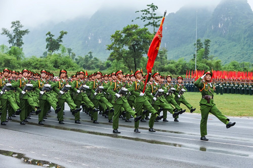 Tổng hợp luyện lực lượng diễu binh, diễu hành thực hiện nhiệm vụ A80 - ảnh 17