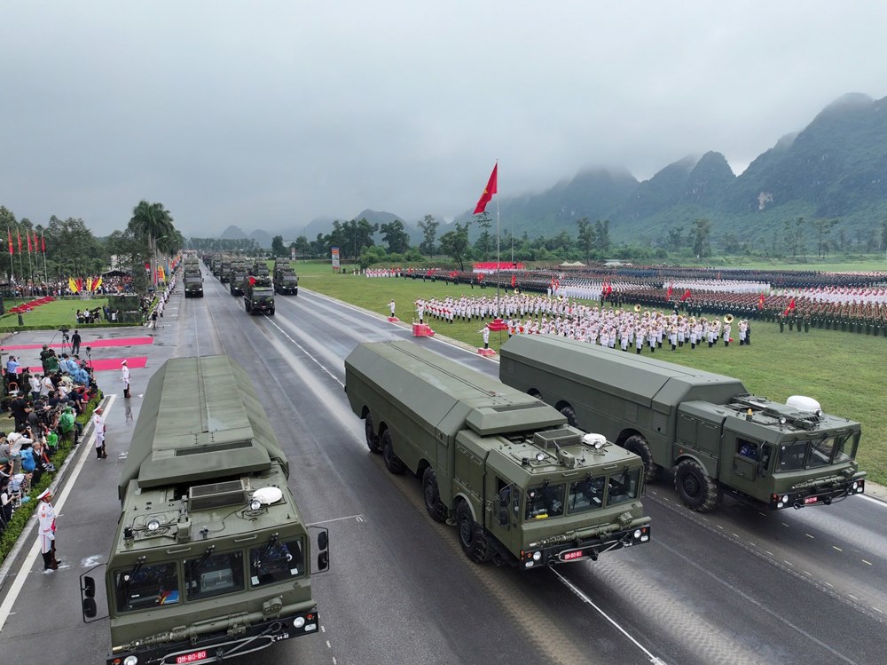 Tổng hợp luyện lực lượng diễu binh, diễu hành thực hiện nhiệm vụ A80 - ảnh 27