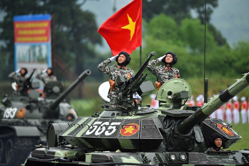Tổng hợp luyện lực lượng diễu binh, diễu hành thực hiện nhiệm vụ A80 - ảnh 24