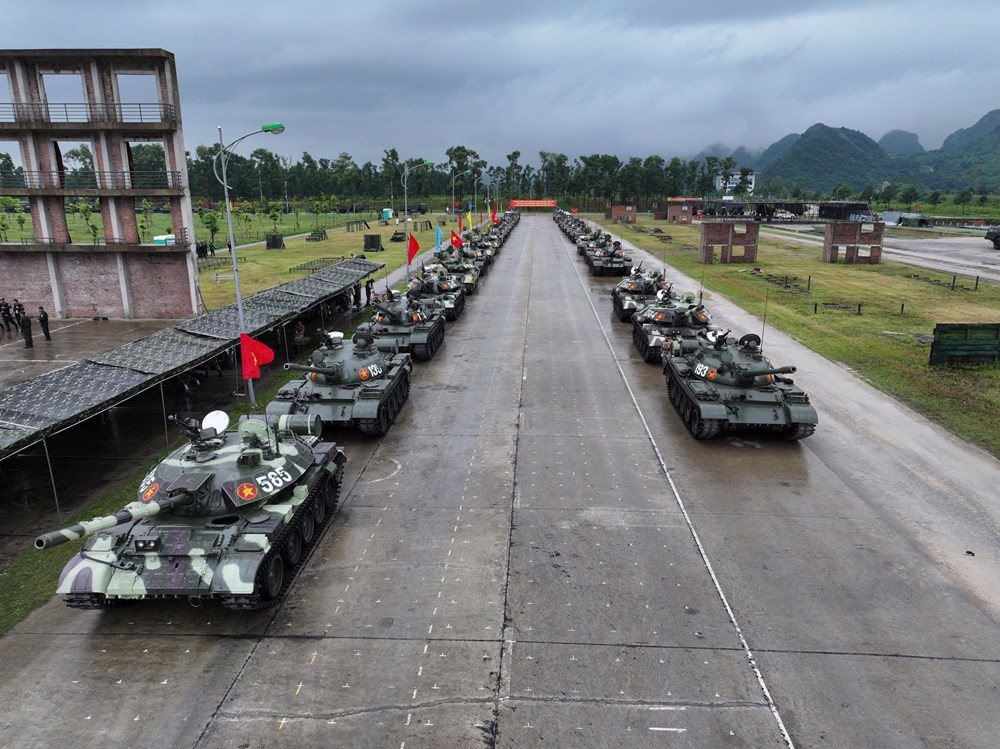 Tổng hợp luyện lực lượng diễu binh, diễu hành thực hiện nhiệm vụ A80 - ảnh 23