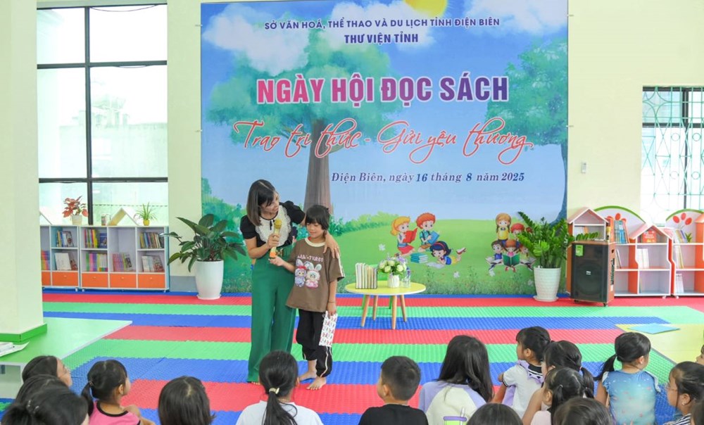 Lan tỏa văn hóa đọc và kỹ năng sống đến các em thiếu nhi  - ảnh 1