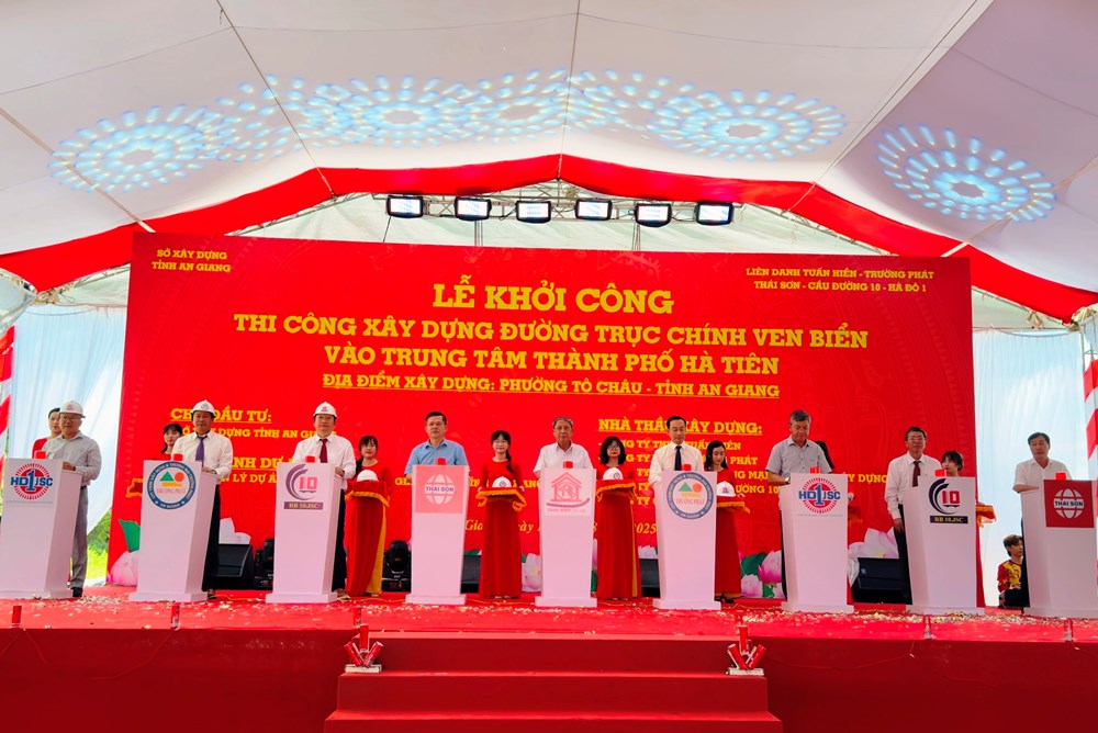 An Giang khởi công, khánh thành nhiều dự án, công trình trọng điểm - ảnh 1