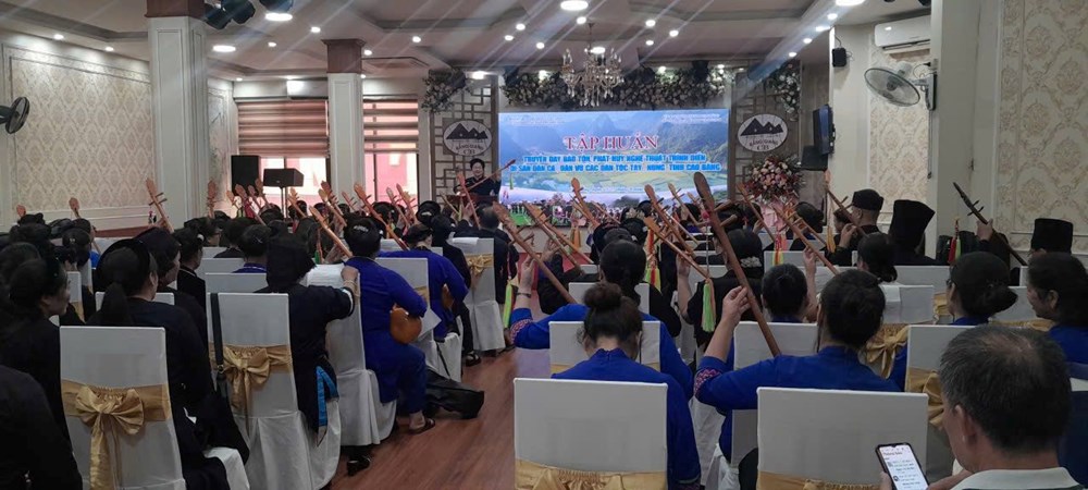 Gắn bảo tồn dân ca dân tộc Tày, Nùng với phát triển du lịch - ảnh 2