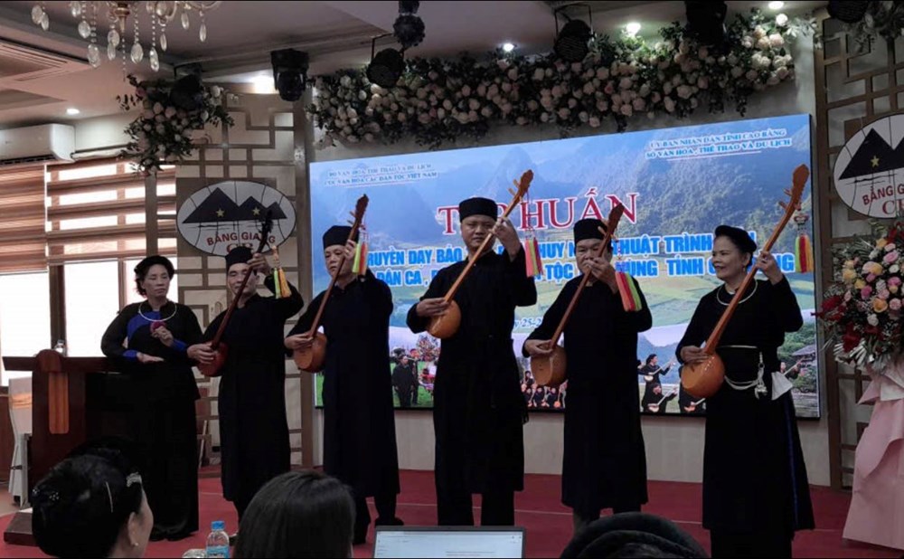 Gắn bảo tồn dân ca dân tộc Tày, Nùng với phát triển du lịch - ảnh 3