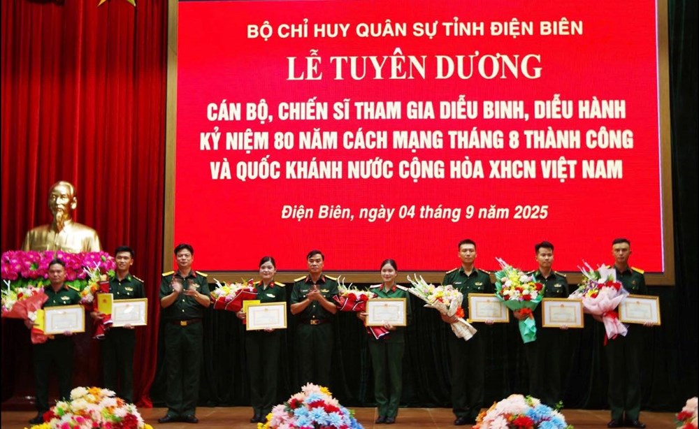 Điện Biên, Sơn La: Tuyên dương, khen thưởng quân nhân hoàn thành xuất sắc nhiệm vụ A80 - ảnh 1