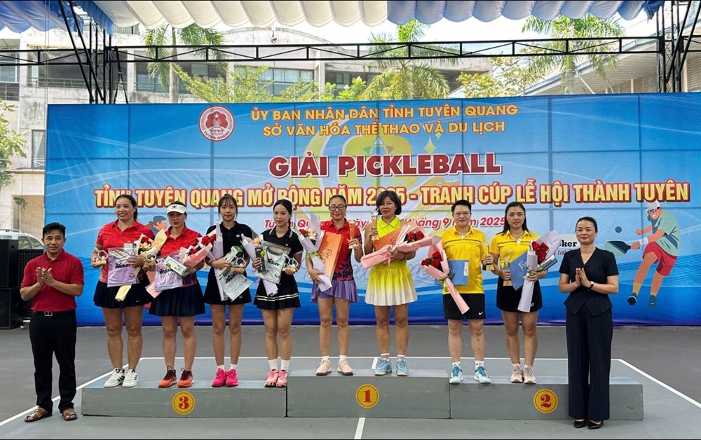 Bế mạc Giải Pickleball tỉnh Tuyên Quang mở rộng 2025 - ảnh 1