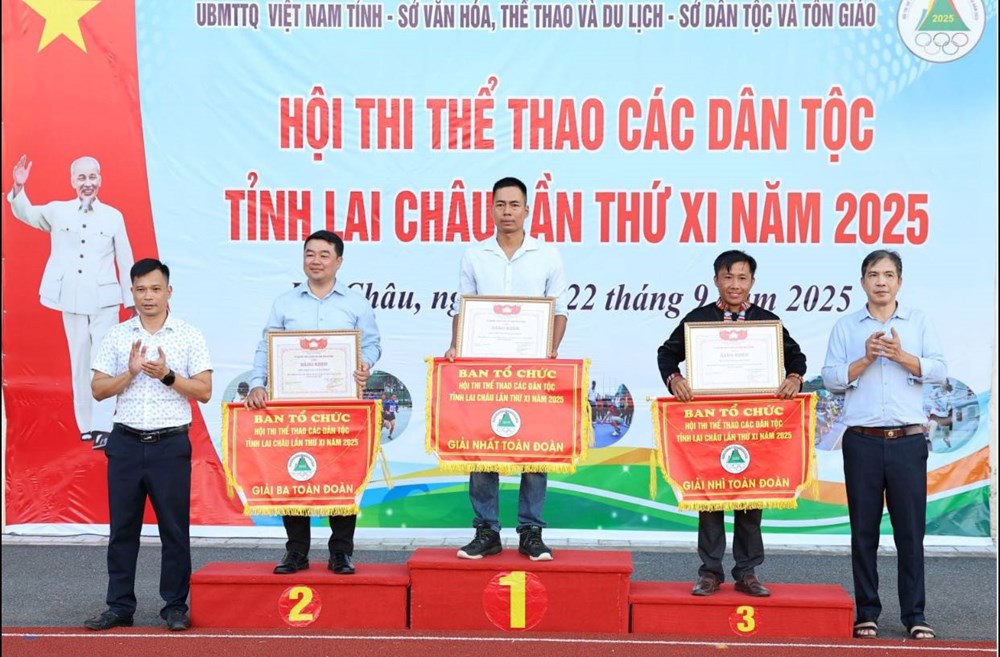 Sôi nổi hội thi thể thao các dân tộc Lai Châu lần thứ XI, năm 2025 - ảnh 5