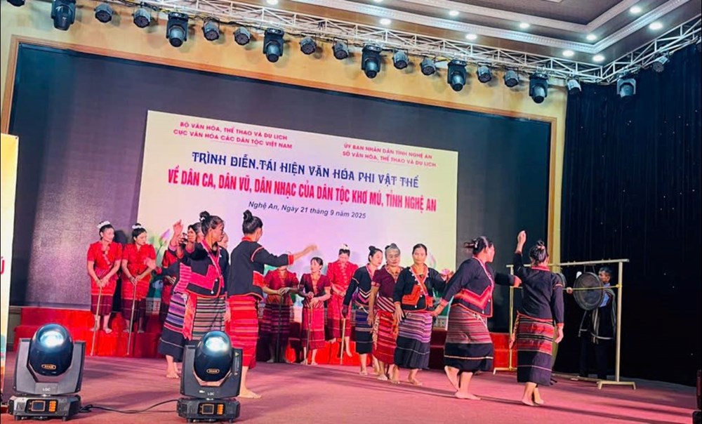 Bảo tồn, phát huy giá trị văn hóa truyền thống dân tộc Khơ Mú ở Nghệ An - ảnh 4